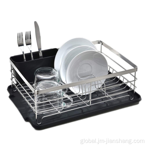 Steel Dish Rack For Kitchen 1 Tier Stainless Steel Dish Rack Factory